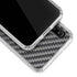 Black Carbon Fiber Specialty Texture Material Galaxy A20 Clear Case